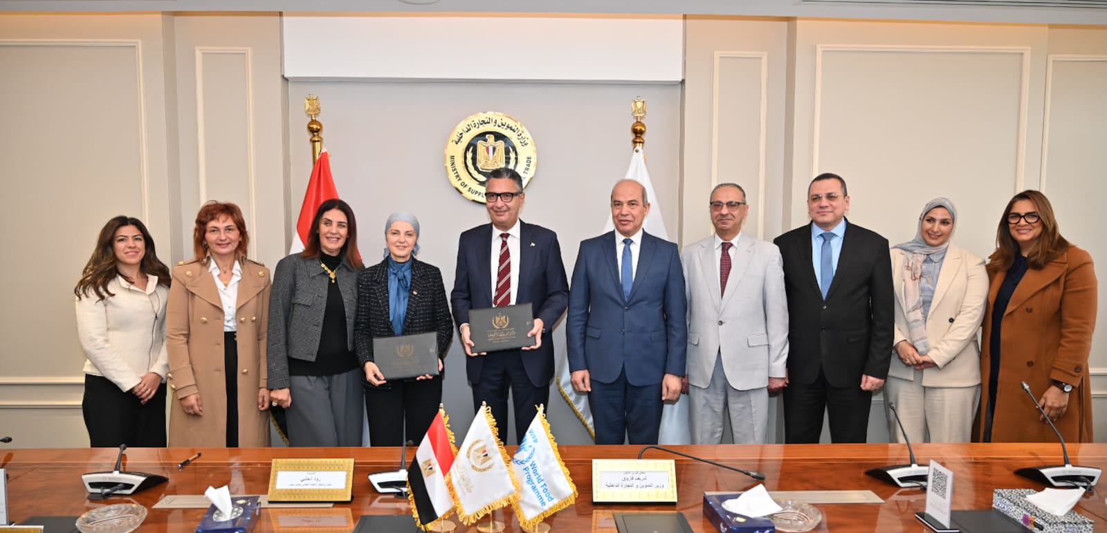 وزير التموين يوقع مذكرة تفاهم مع برنامج الأغذية العالمي حتى 2028 لتعزيز الأمن الغذائي وتطوير منظومة الدعم وسلاسل الإمداد